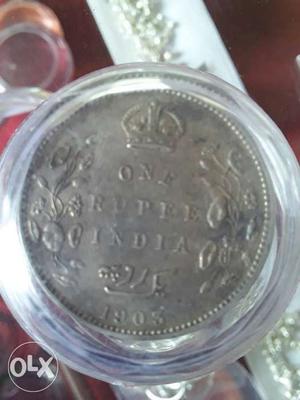 104 year old pure silver coin which belongs to