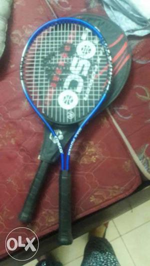 2 Tennis Rackets Cosco Max Power With Black Cases + 3 tennis