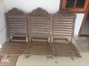 3 pieces of designer Balcony chairs