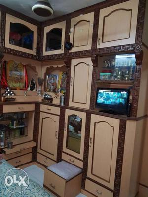 Beautifully carved authentic cupboard with