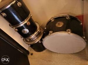 Black And Silver 5-pc. Drum Set