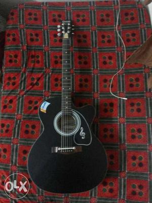 Black Single-cutaway Acoustic Guitar Screenshot