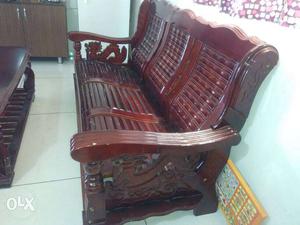 Black Wooden Sofa