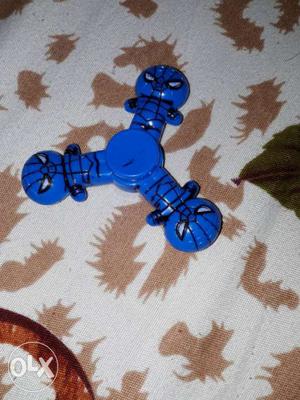 Blue 3-blade Spider-Man Fidget Spinner
