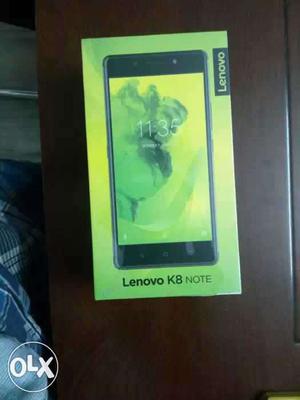 Brand Lenovo K8 Note deals Box 2 colours Available