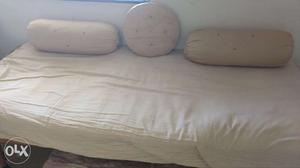 Cotton mattress And Three cotton Pillows
