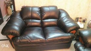 Couch Sofa Italian Leather 2 seater Extra Soft