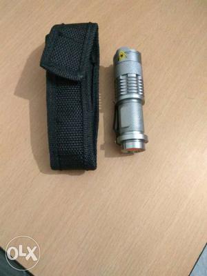 Cree Q5 led flashlight with cover, belt loop and aluminum