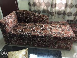 Designer House made 2 months old, 1 sofa diwan. 2 sofa