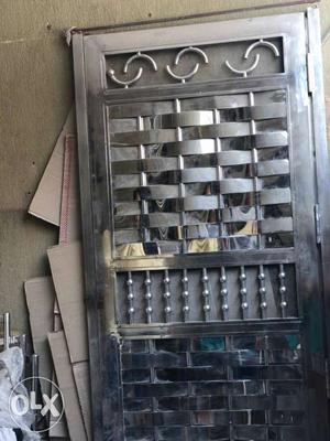 Door Gate Stainless Steel 7ft × 3ft (approx) Jindal Steel