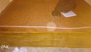 Full Size Wooden Single Bed With Mattress And