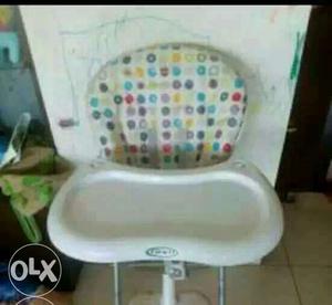 Graco White, And Red baby High Chair