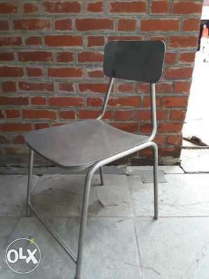 Gray Steel Frame Chair