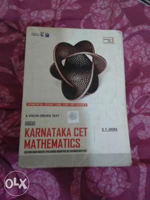 Karnataka Cet Mathematics Book