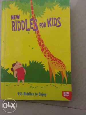 New Riddles For Kids Book