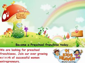 No Royalty preschool franchise in just 2.99 lac