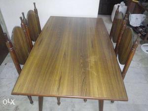 Original Teak Wood (Sagwan) Vintage 4 Seater Dining Set