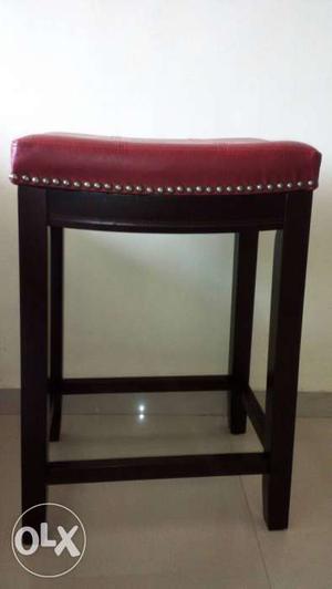 Original imported Solid wood stool with seat on top