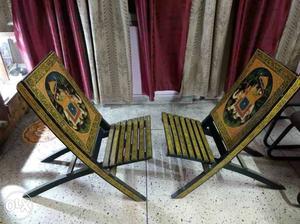 Rangilo Rajasthan folding chairs. Condition like new.