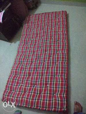 Red And Black Plaid Mattress