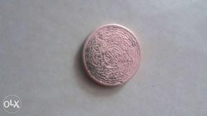 Round Copper Coin in year 