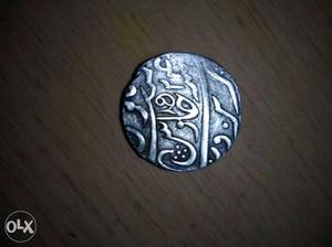 Round Copper Mughal Coin