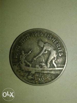 Round Silver  Indian Collectible Coin