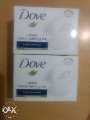Two Dove Soap Bar Boxes