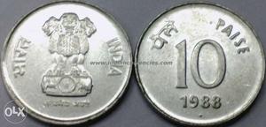 Two Indian Round Silver Coins