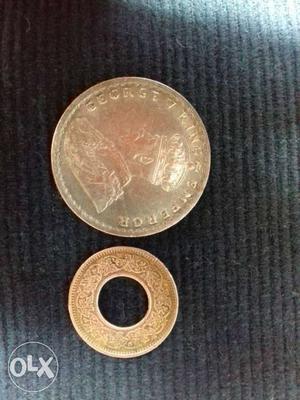 Very Atrective Two Coines 1. One Rupee India 