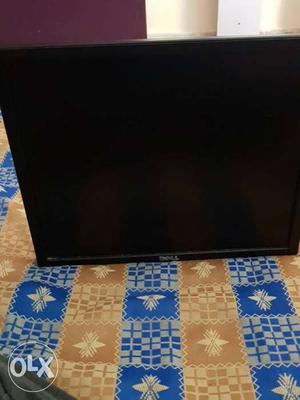 Black Dell Flat Screen Monitor