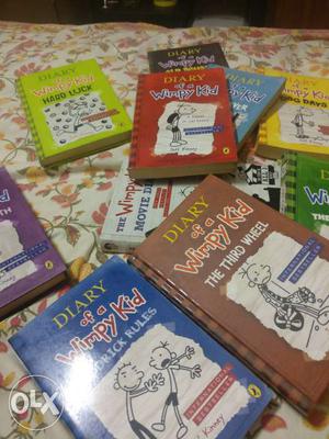 Diary of a wimpy kid 10 books collection