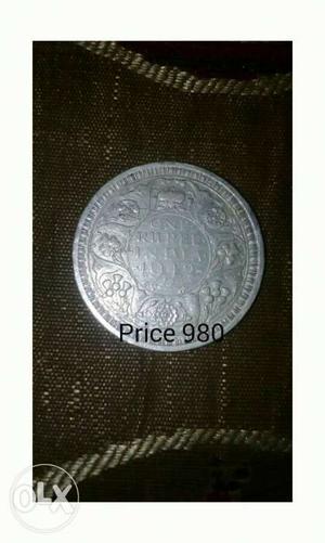 George coin  one rupee coin india coin