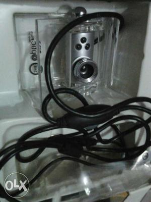 Grey Corded Web Camera