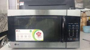 Grey LG Microwave Oven