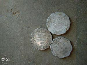 Indian 10 paise  year coins