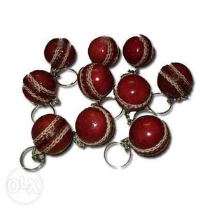 Key chain - original cricket ball type