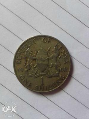 One shilling of kenya 