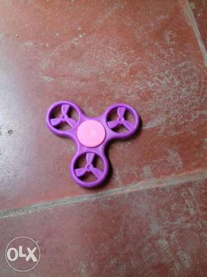 Purple And Pink Fidget Hand Spinner