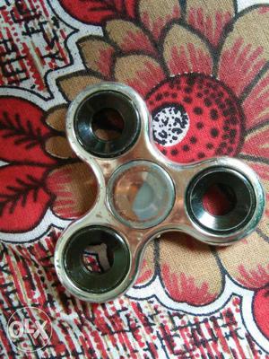 Silver-color And Black Hand Spinner