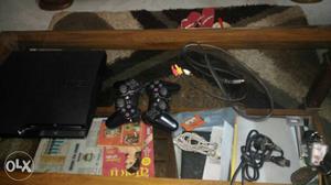 Sony PS3 with all wires and 2 controller