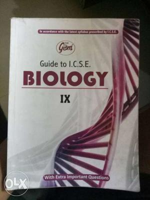 The Gem guide to I.C.S.E. BIOLOGY
