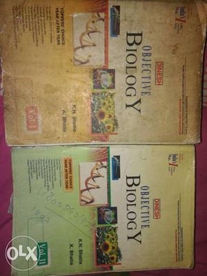 Two Objective Biology Textbooks