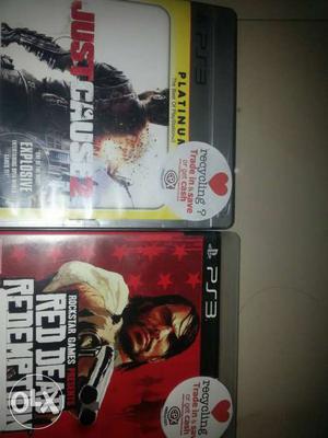 Two Sony Ps3 Game Cases