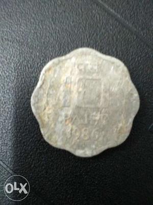 Very old coin10 paisa good condition date'