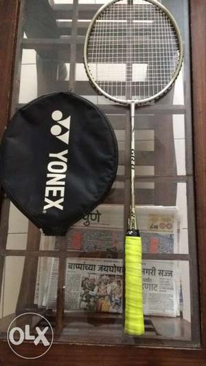 Yonex GR-B Silver Racket with cover