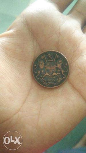  one quarter Anna coin of EAST INDIA COMPANY