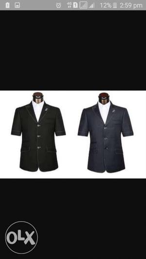 Black And Gray Formal Suit Jackets