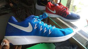 Blue Nike Running Shoe
