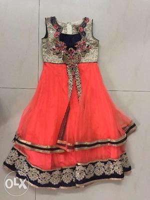 Ethnic Frock for Girl suitable for weddings. For